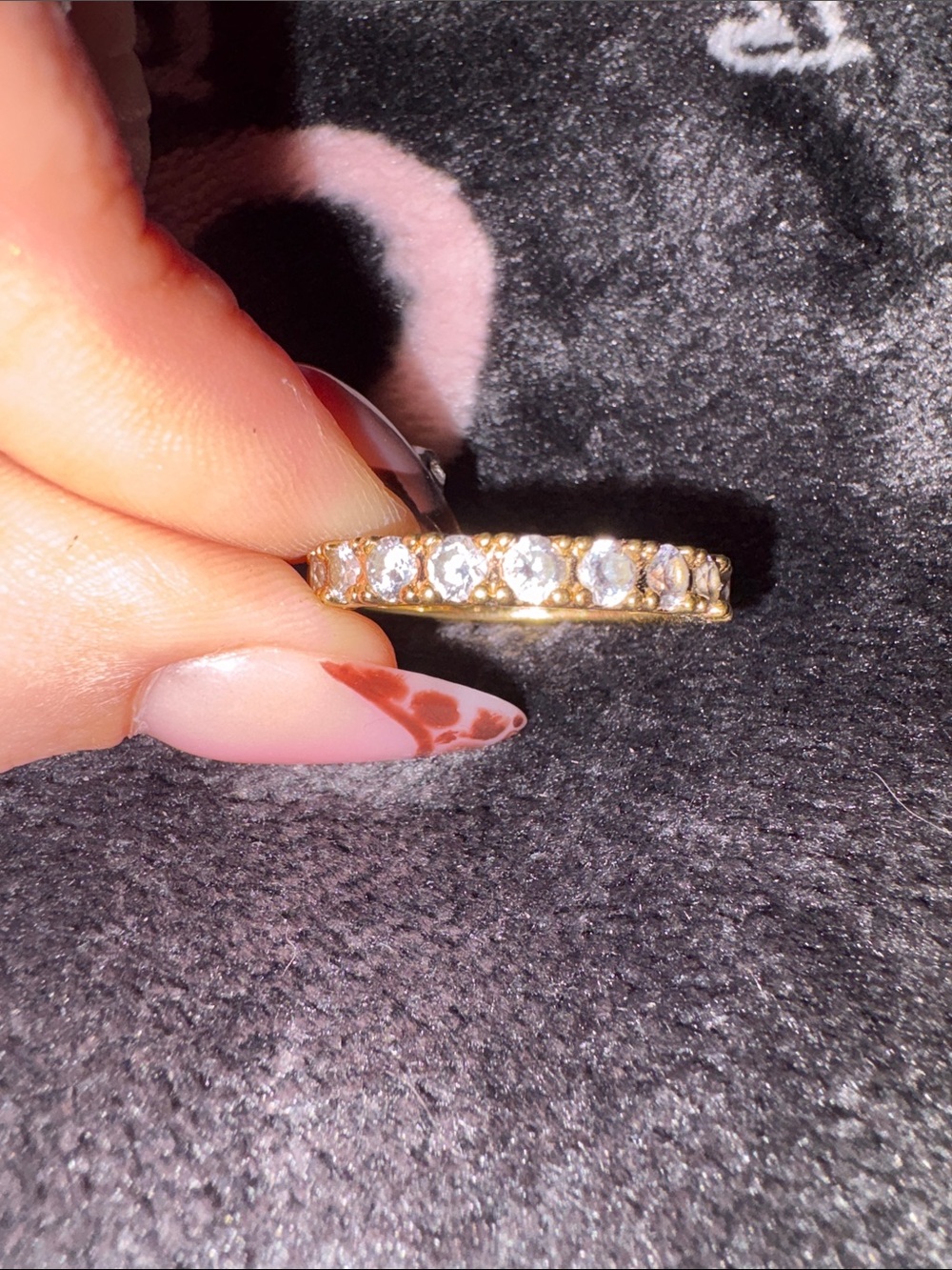 Bold Pave Gold Pandora Ring